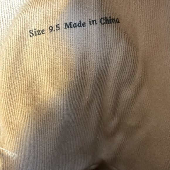 Dolce Vita Womens 9.5 M Tan Boots Collin Dune Heels Rubber Sole Chunky Sustain - Picture 6 of 15